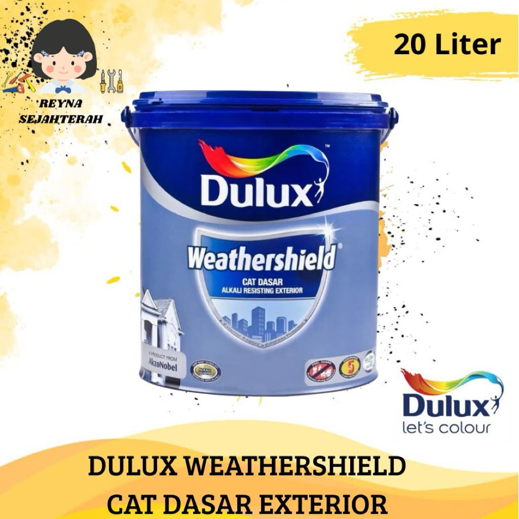 DULUX WEATHERSHIELD CAT DASAR ALKALI RESISTING EXTERIOR 20KG
