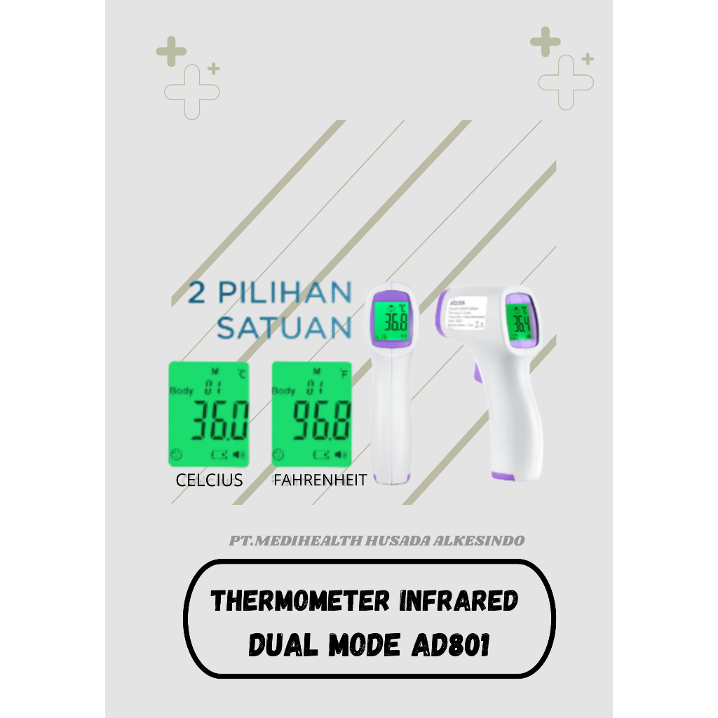 Thermometer Infrared Dual Mode AD801