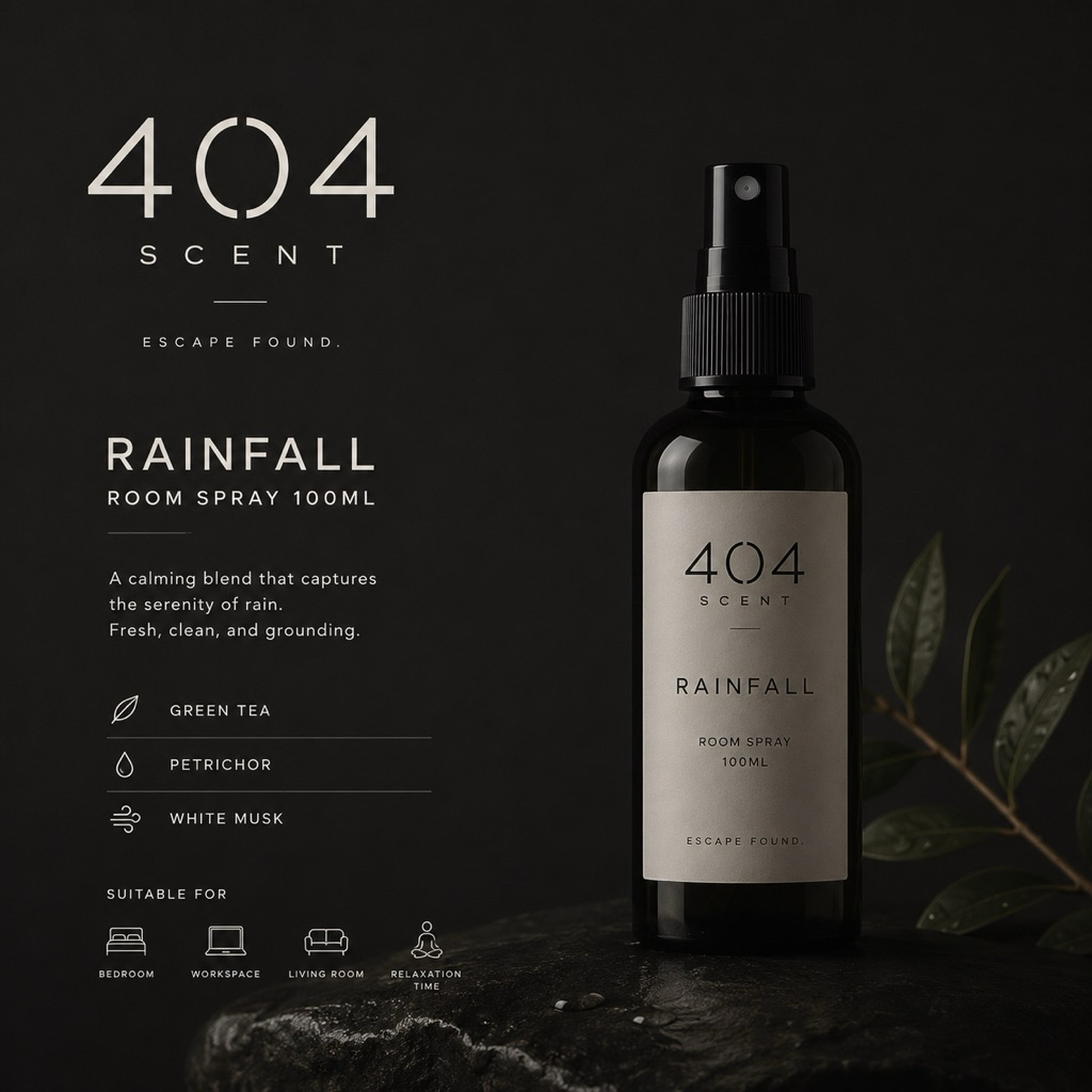 404 Scent Rainfall Room Spray 100ml