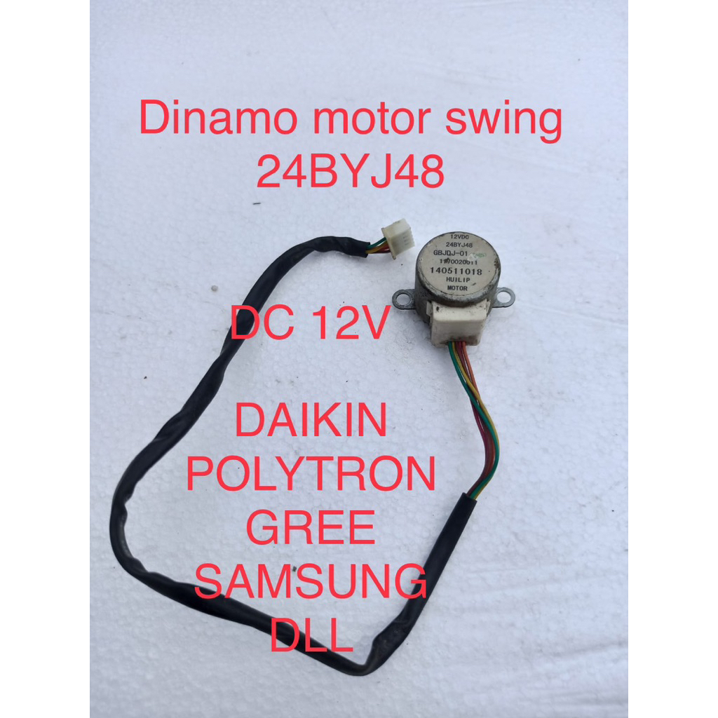 Dinamo motor swing AC DC 12V 24BYJ48 gree original