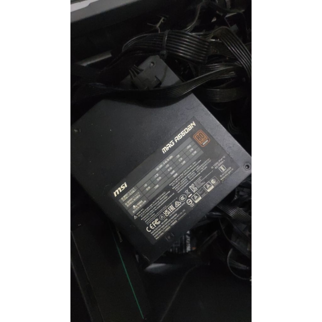 psu msi mag a650bn 650watt