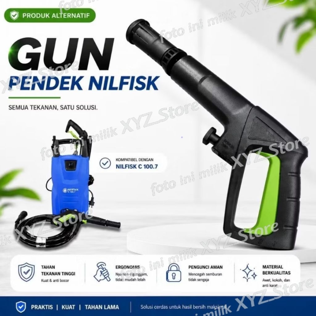 Gun Pendek Untuk NILFISK / Gun pendek jet cleaner Nilfisk