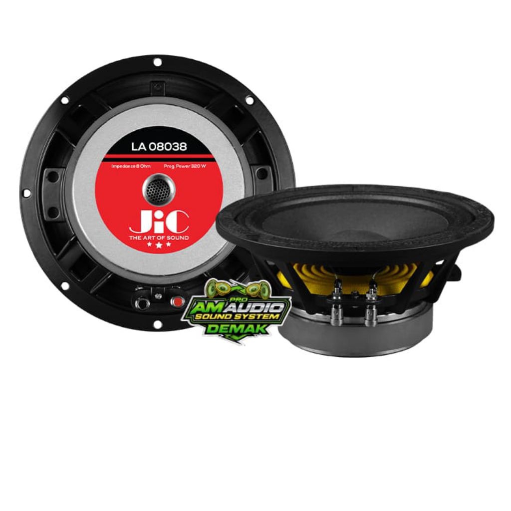 Speaker Jic 8 inch JIC LA 08038 / SERIES TERBARU JIC