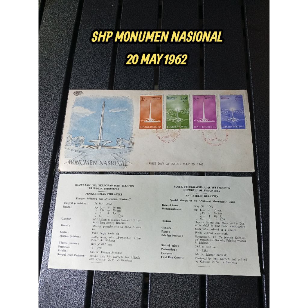 SHP (SAMPUL HARI PERTAMA) MONUMEN NASIONAL