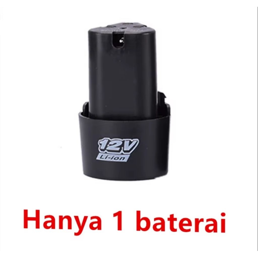 Baterai Bor Litium Li-Ion 12 Volt Baterai Bor Electric Cordless Rechargeable COCOK UNTUK RYU,MAKTEC,