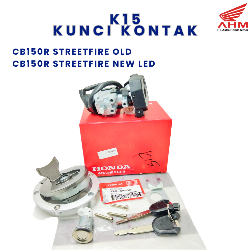 ORIGINAL AHM HONDA KUNCI KONTAK ASSY KEY-SET K15 CB150 R OLD CB150 R NEW PRESISI