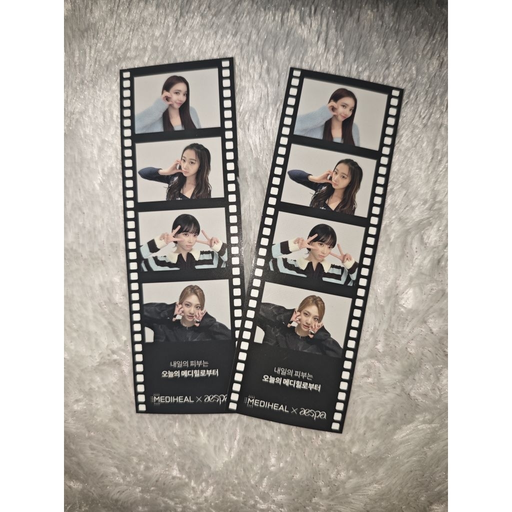 Aespa x Mediheal Photostrip Karina Giselle Winter Ningning