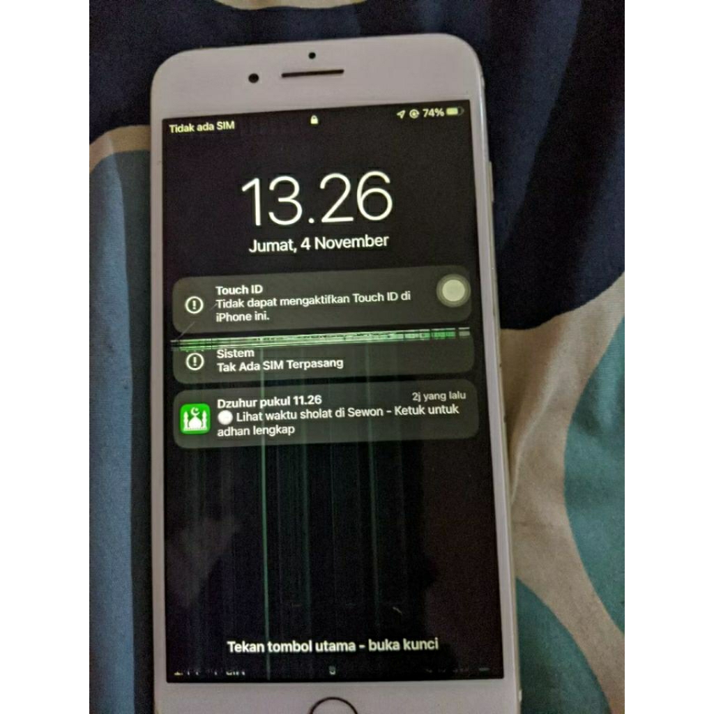 Iphone 7 plus minus gak ada baterai