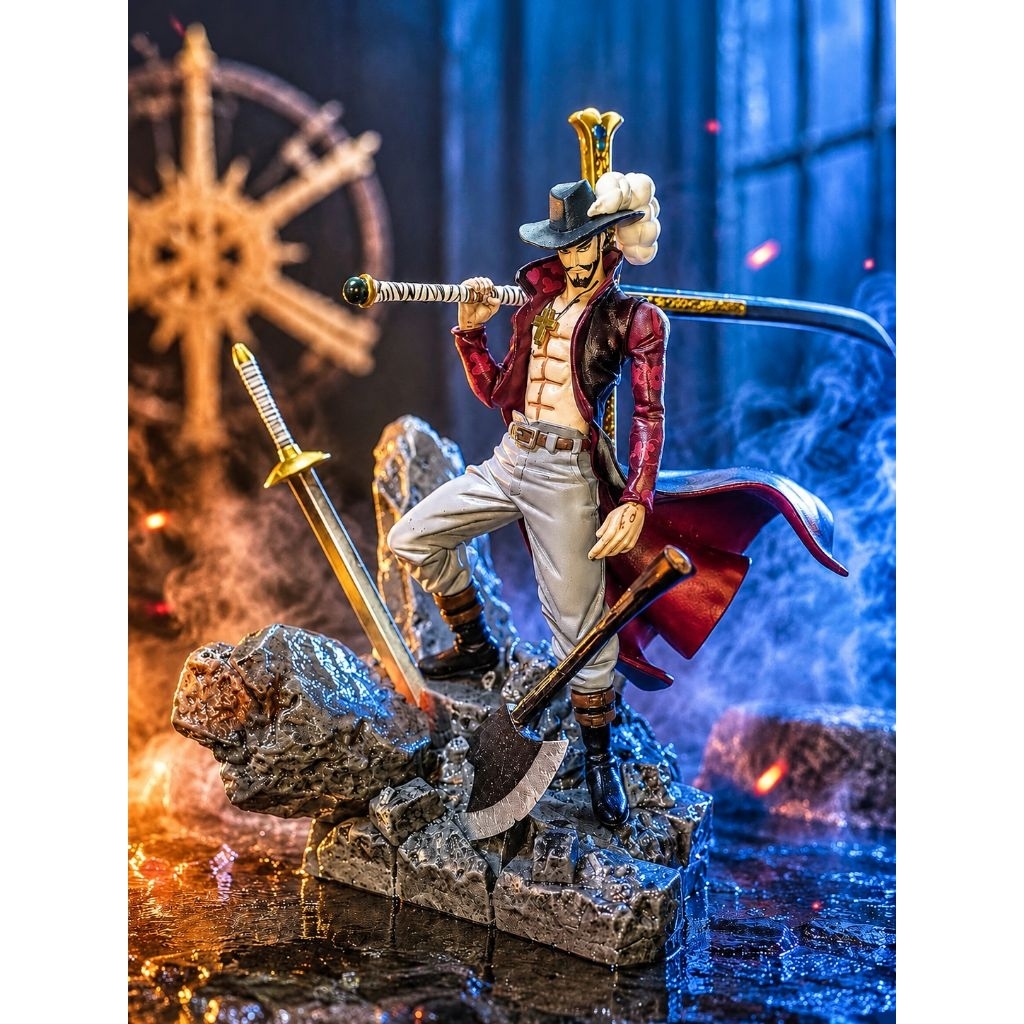 Figure Dracule Mihawk One Piece PVC Statue Anime