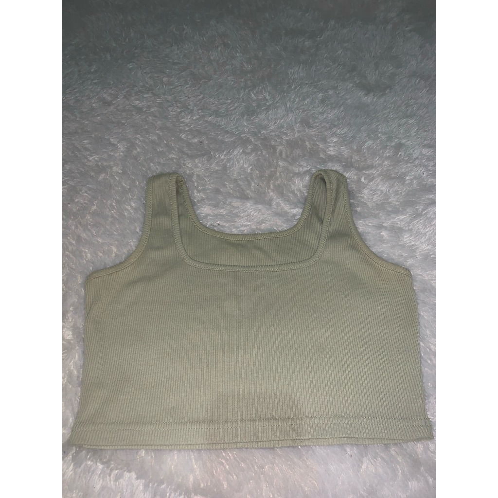 baju ijo tanktop dan baju luaran