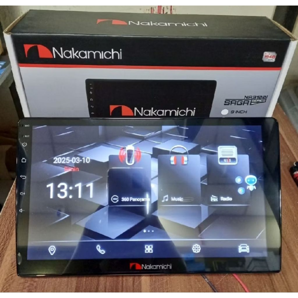 Headunit Android9 Inch / 10 Inch Nakamichi Na3100i Saga Series Ram 4/64GB Voi..