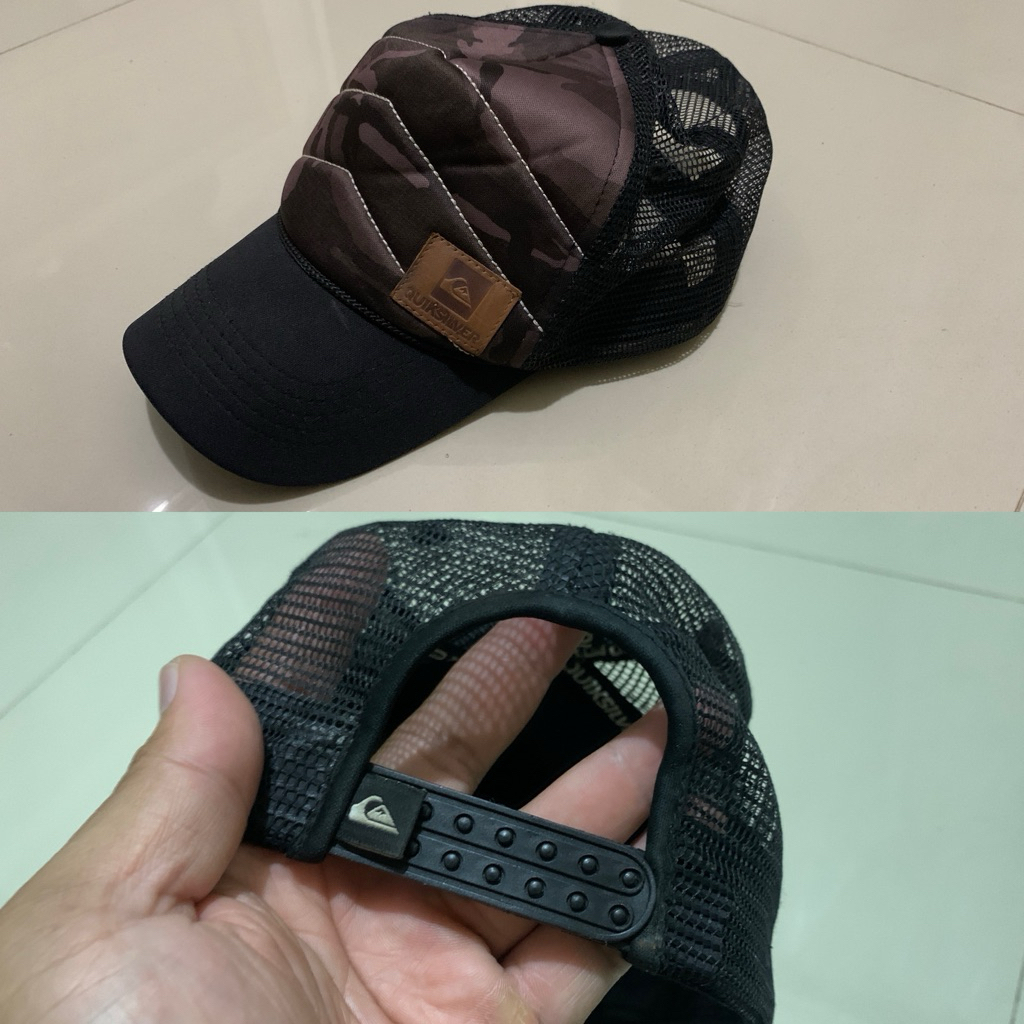 Topi Trucker hat Quiksilver original