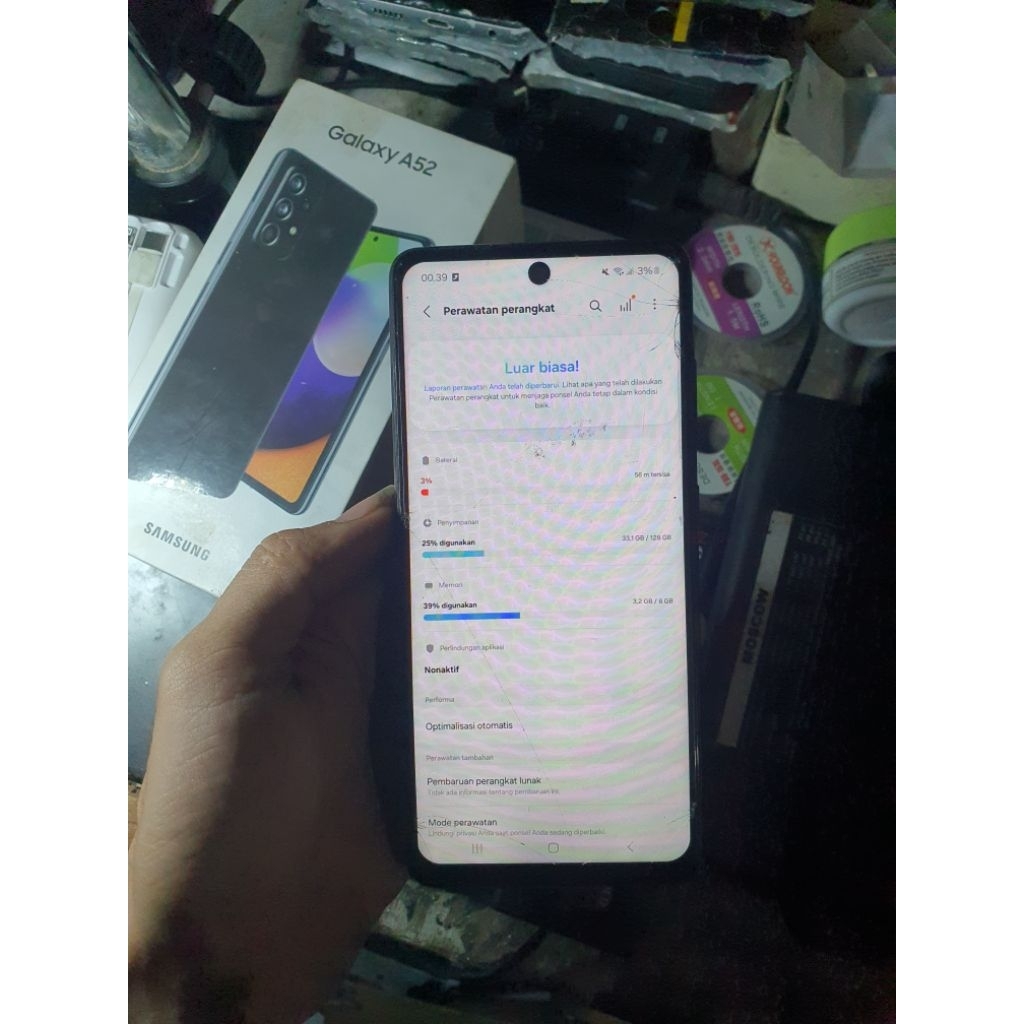 Mesin Samsung A52 Normall