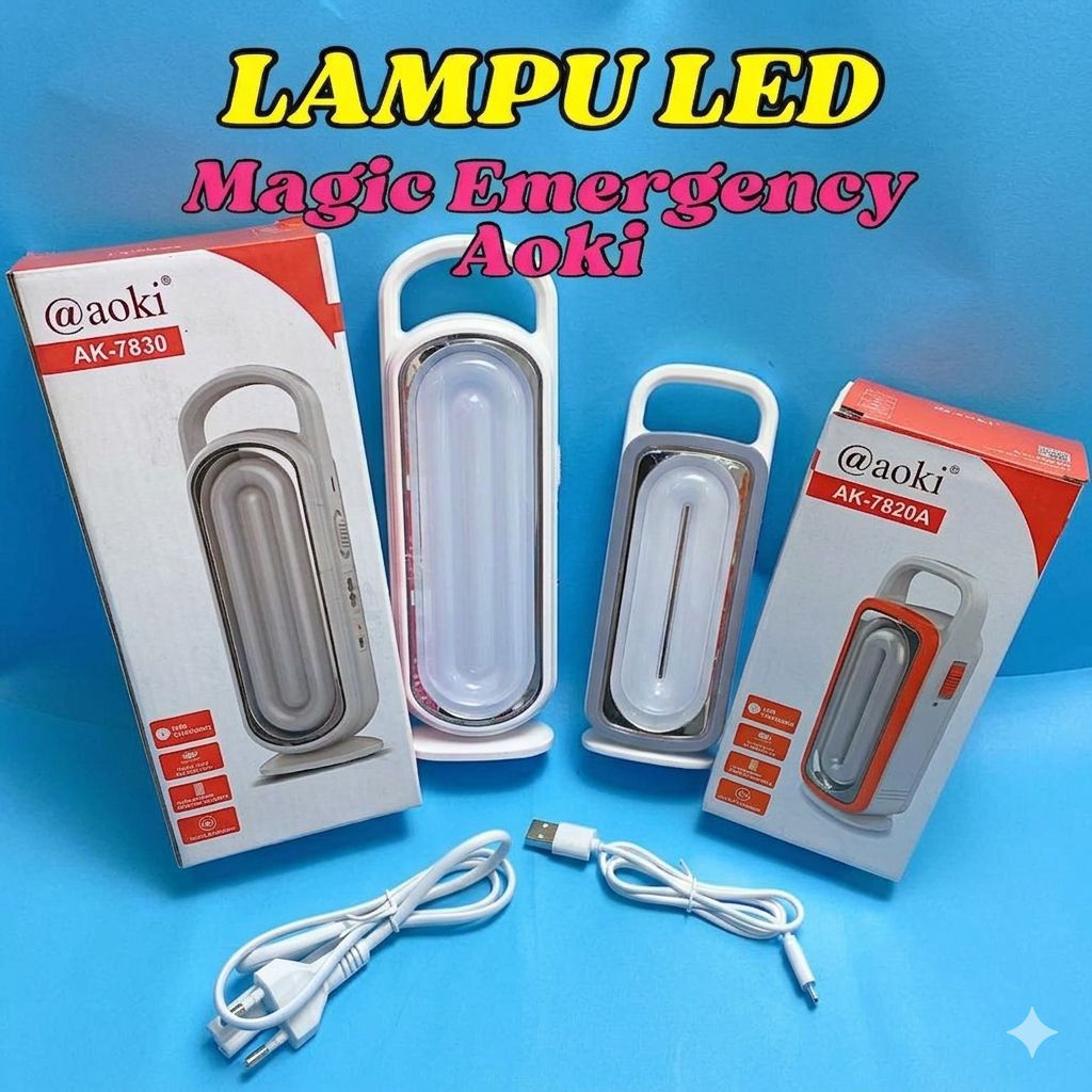 senter Emergency AOKI AK-7820 - AK-7830 26SMD LED - Praktis, Tahan Lama, Hemat Energi