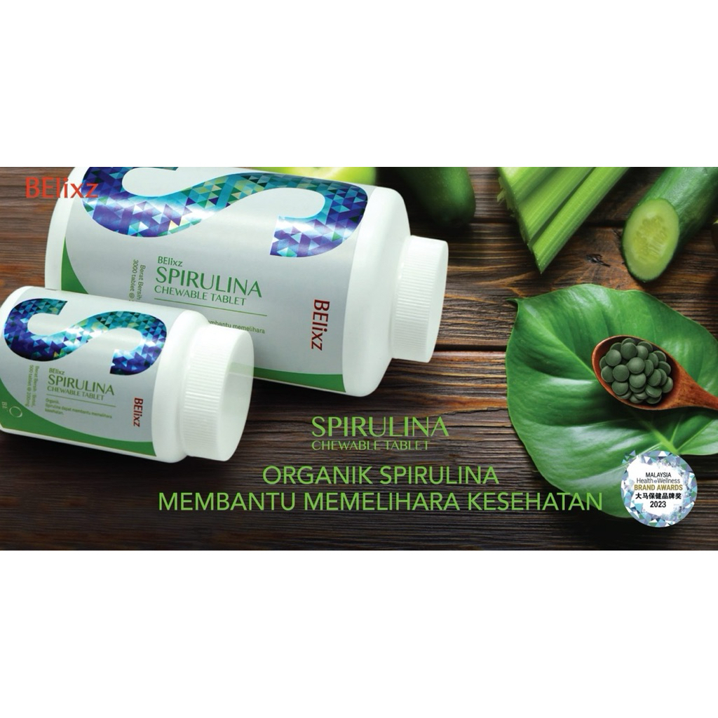 Belixz Spirulina isi 500 bj