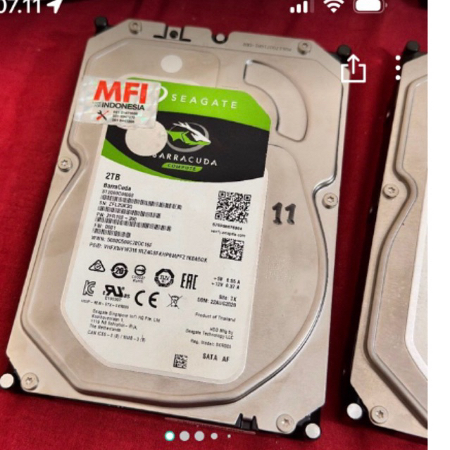 SEAGATE 2TB HARDISK