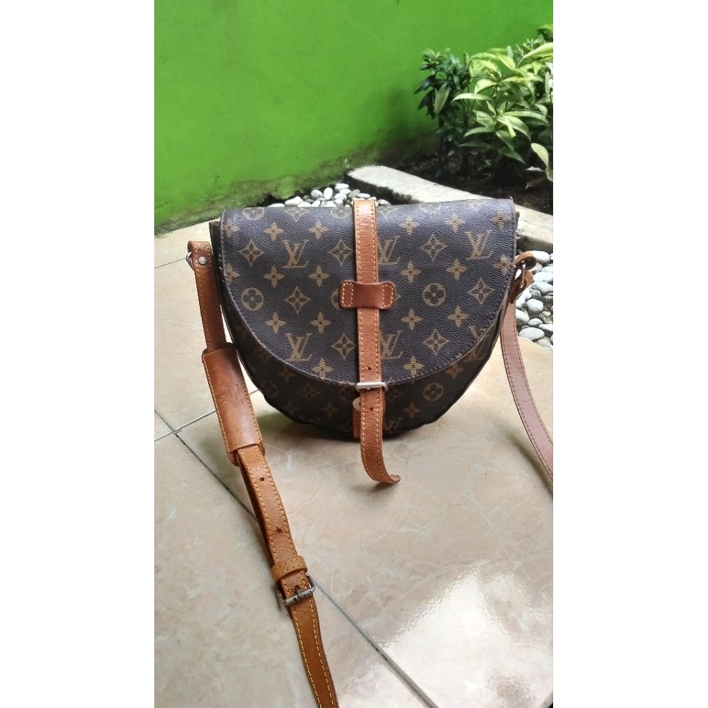 Tas kulit LV mono vintage