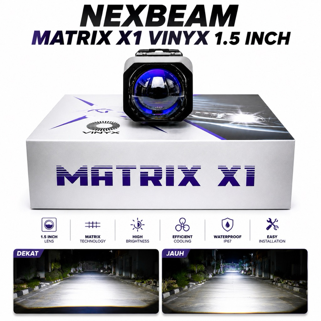 BILED MATRIX X1 VINYX - MINI BILED 1.5 INCH VINYX LENSA PURPLE PREMIUM