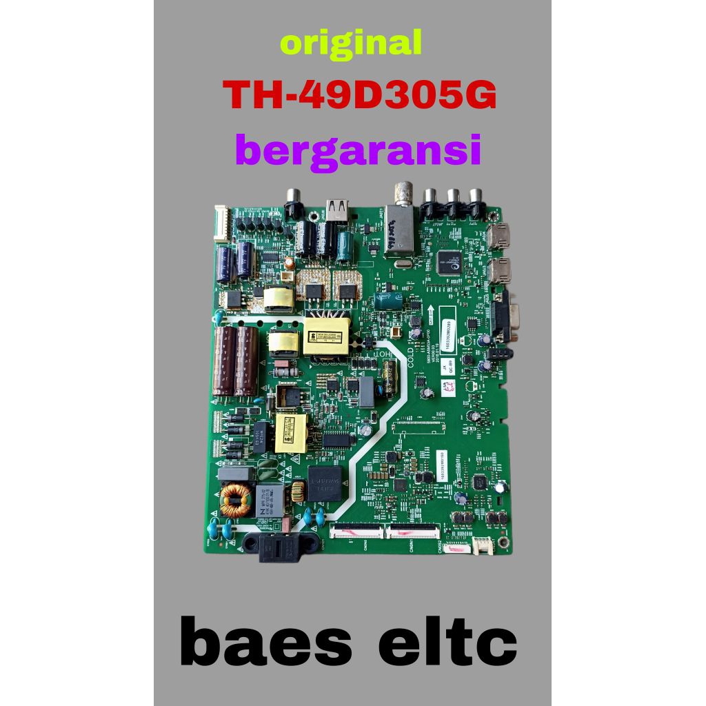MAINBOARD-TV-PANASONIC-TH-49D305G-49D305G-49D305-SENSOR-REMOTE-KAKI-PLUS-BAUT