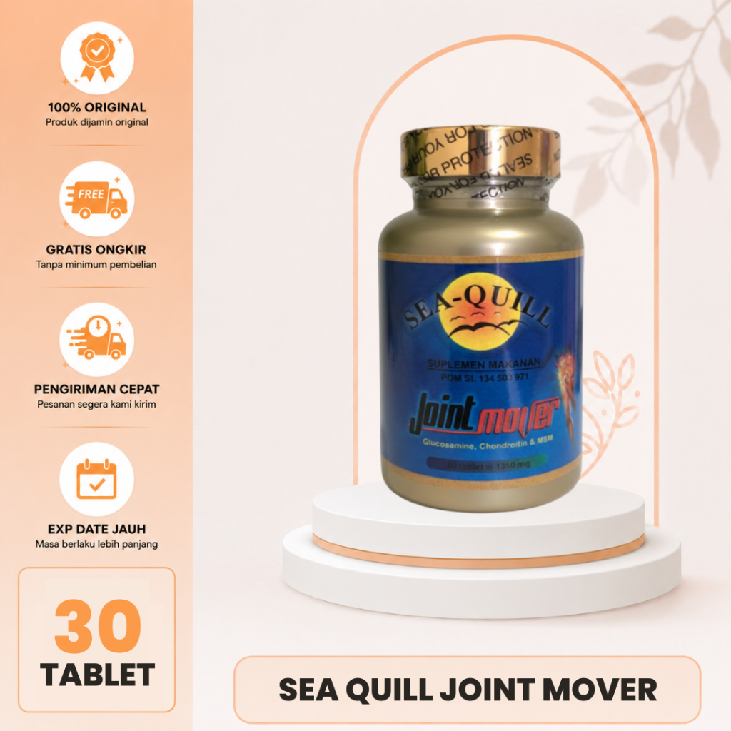 Sea Quill Joint Mover Isi 30 Tablet / Sea Quill Joint Mover / Vitamin Sendi / Vitamin Tulang