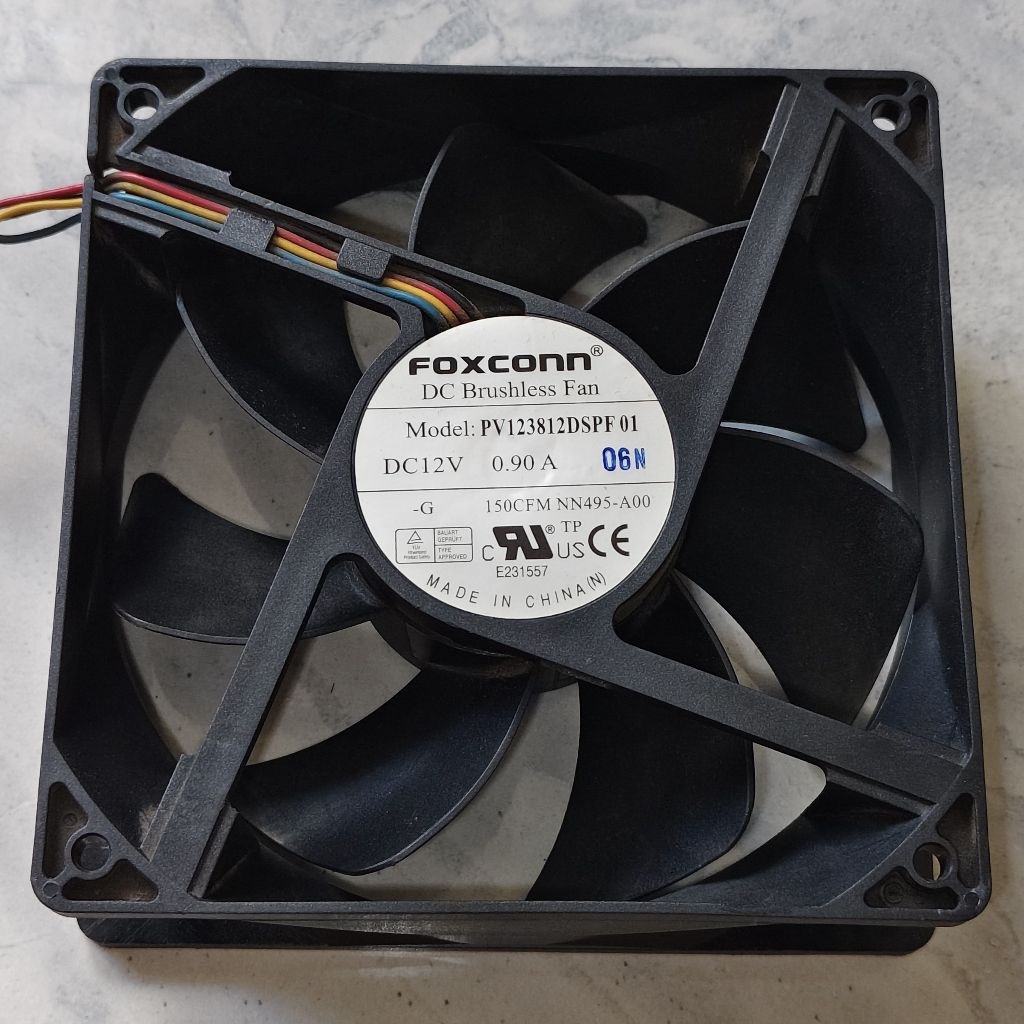 KIPAS HIGH SPED 12X12 12V0.90A MERK FOXCONN