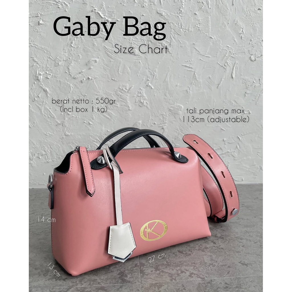 Newwww gaby bag kienka pinkyyy
