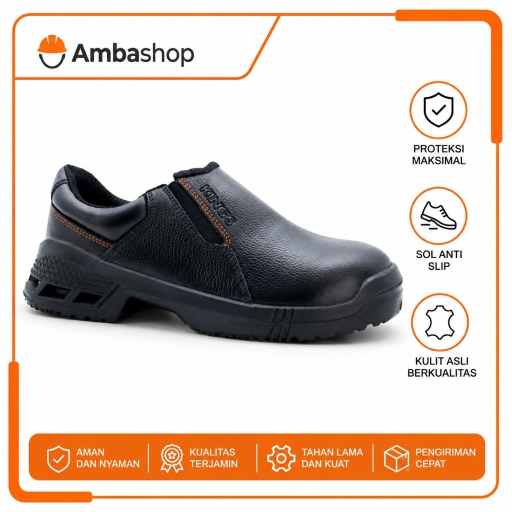 Sepatu Safety Kings KWD 207X Original / Kings KWD207 X Safety Shoes Low Cut
