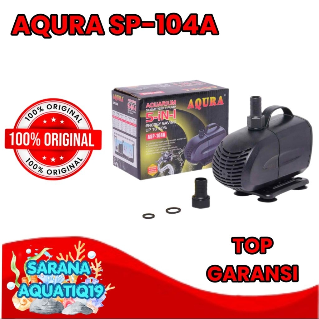 POMPA CELUP AQUARIUM/KOLAM AQURA ASP 103A 104A 105A