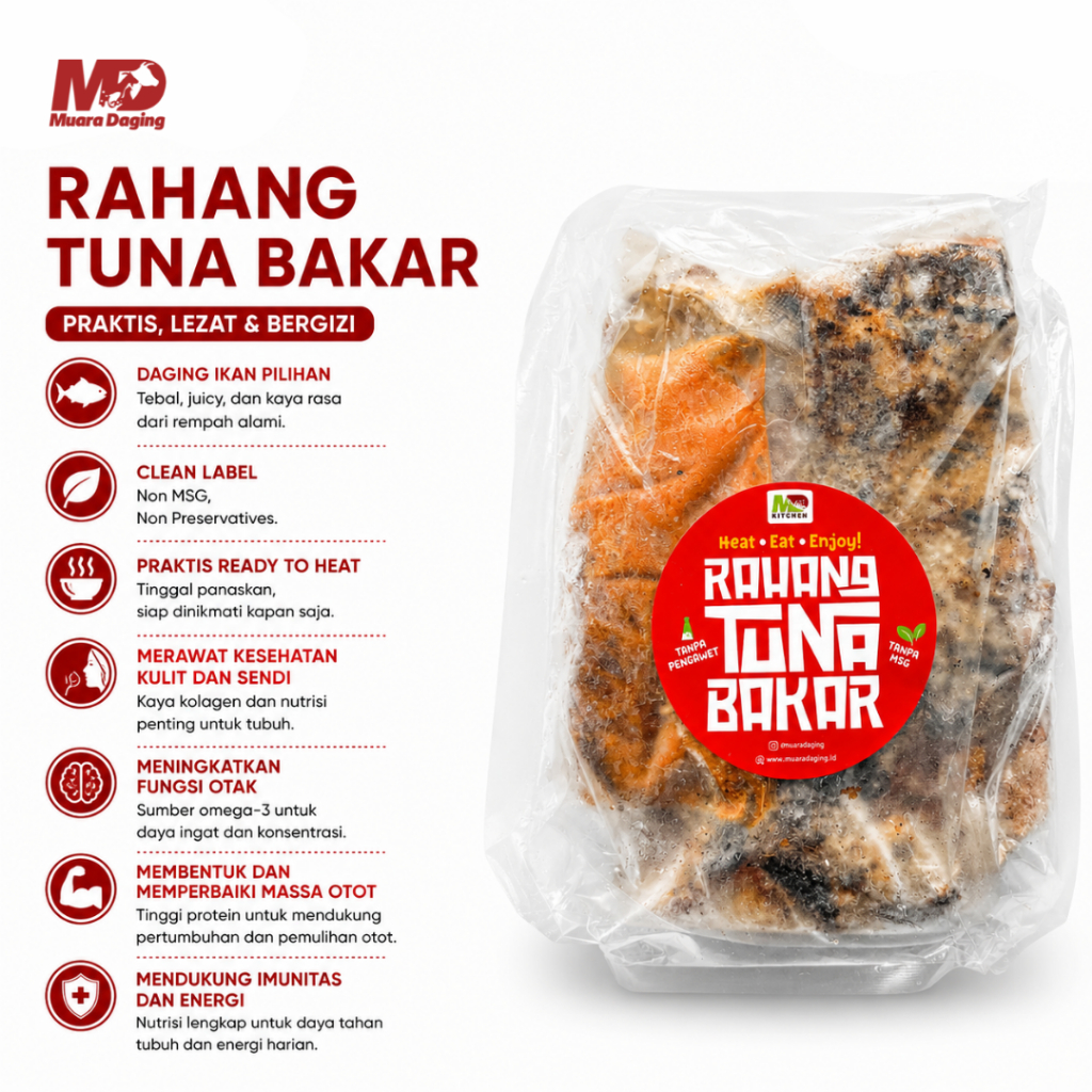 MD Kitchen Rahang Tuna Bakar - DAGING IKAN PREMIUM,HALAL&NON MSG