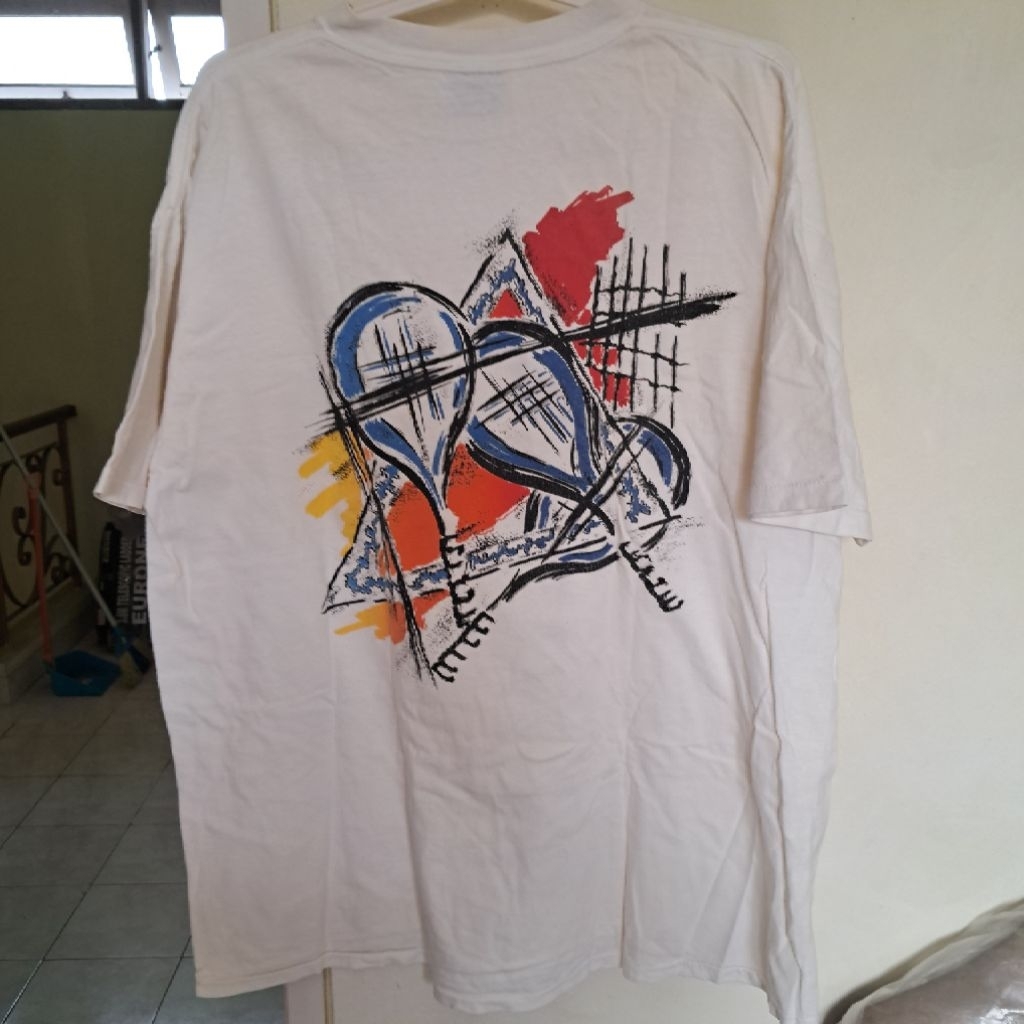 Kaos Vintage Tennis 90s Thunderbird Tennis Tag Oneita