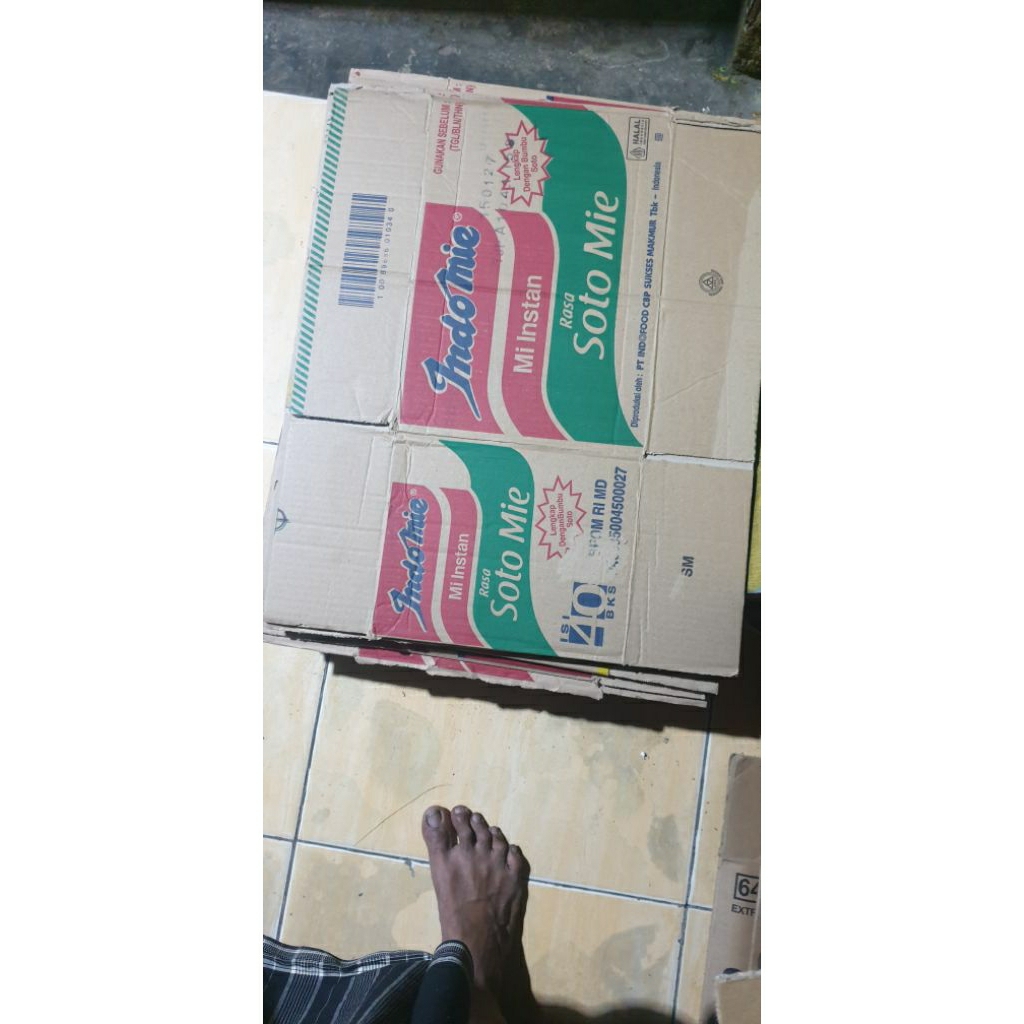 kardus bekas mie 10pcs
