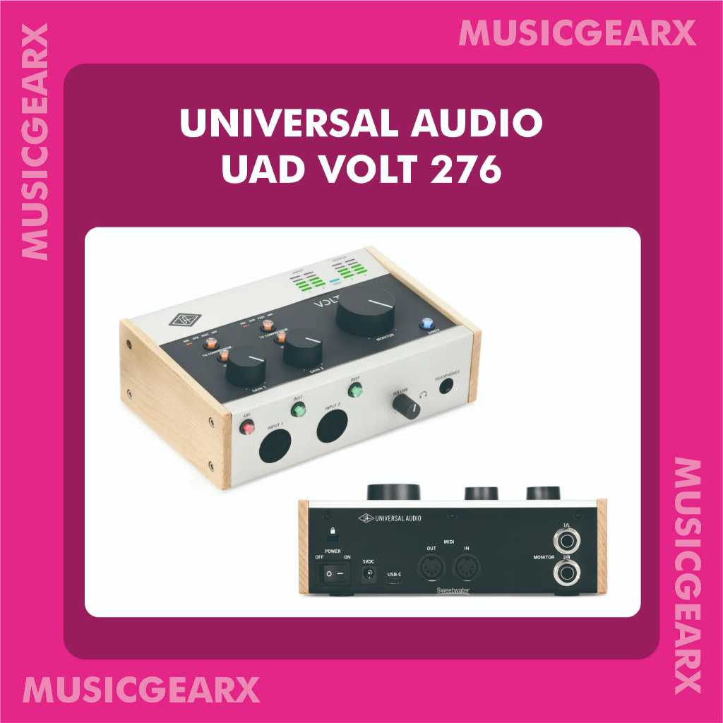 Universal Audio UAD VOLT 276 | Audio interface soundcard recording Motu m2 Focusrite Behringer Audie