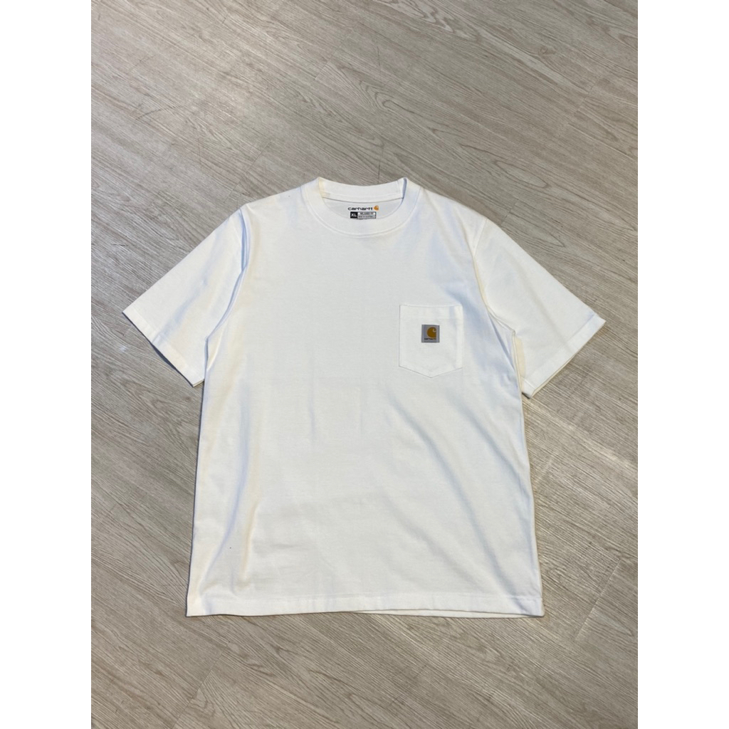 T-Shirt Carhartt Pocket - XL, White, Unisex