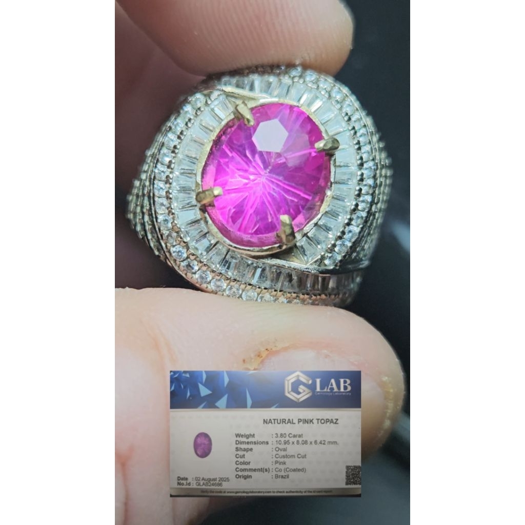 Natural Pink Topaz