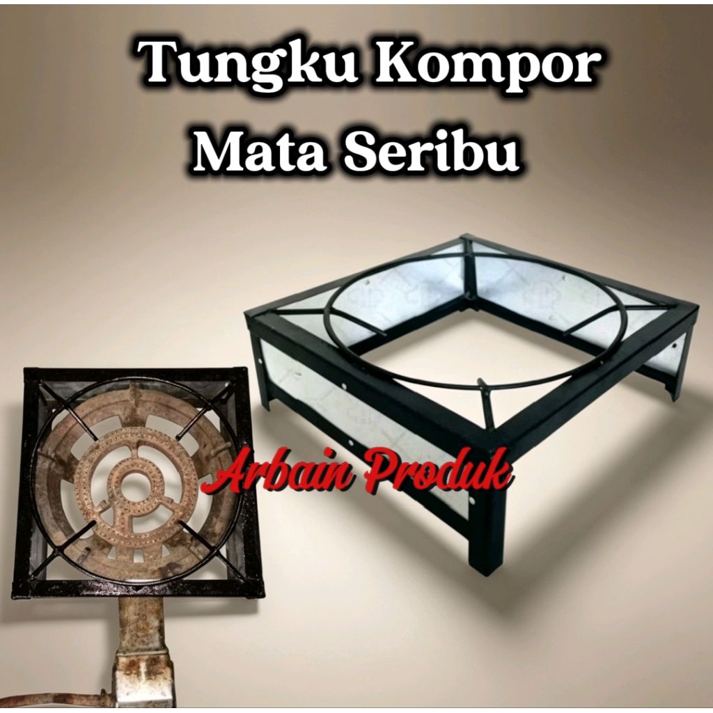 Tungku Kompor Gas Mata Seribu Tatakan Kompor Mata Seribu Dudukan Kompor Model Siku