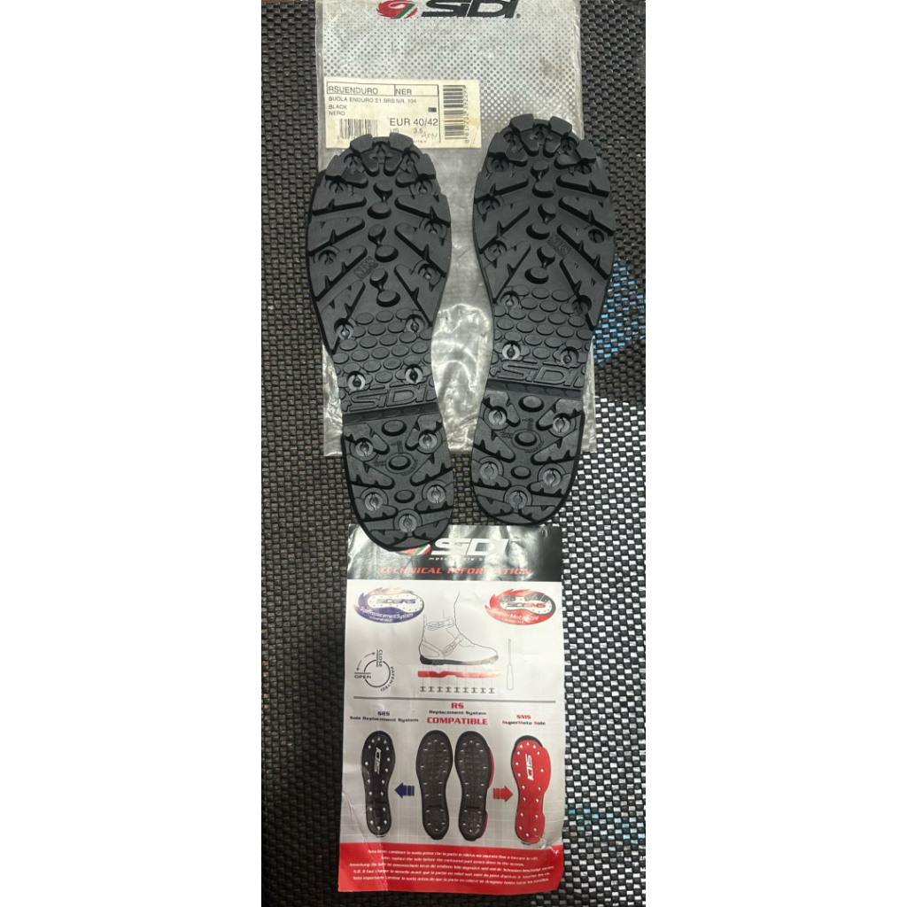 Tapak Sepatu Cross SIDI Original ITALY Enduro SRS 40/42 43/44 45/46 Original
