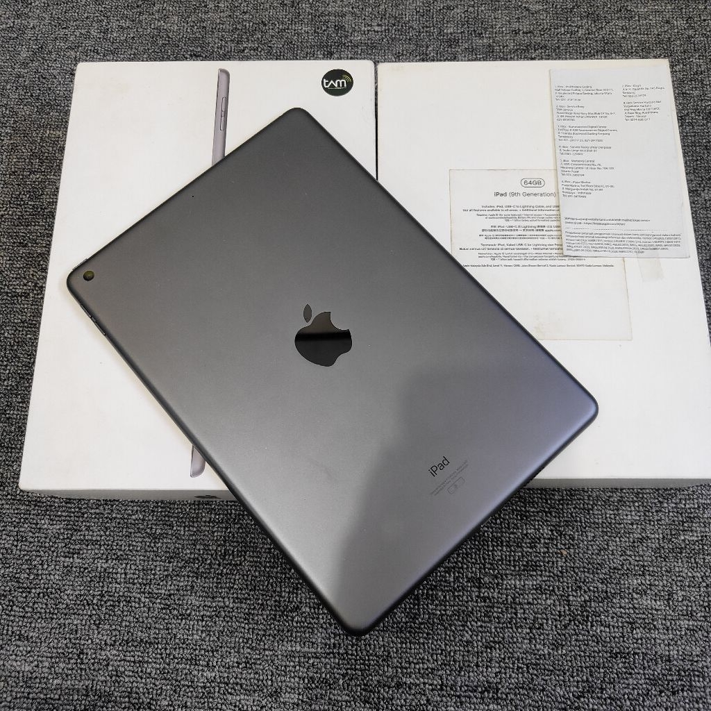 iPad Gen 9 64GB Grey Ex Garansi resmi iBOX