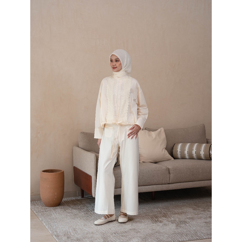 HAMEE TOP - ATASAN KEMEJA BLOUSE WANITA ALEZA