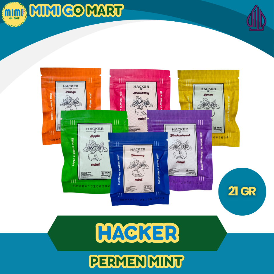 Hacker Permen Fresh Candy Varian Buah Mint Segar Praktis Halal Bpom