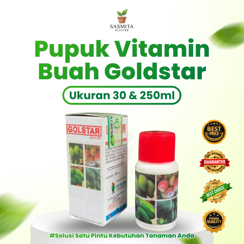 [30ml/250ml] Pupuk Vitamin Buah Goldstar 250sc