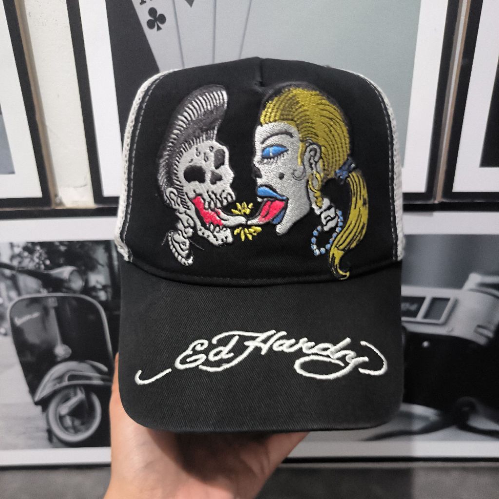 Topi Ed Hardy X Krazy Love Original