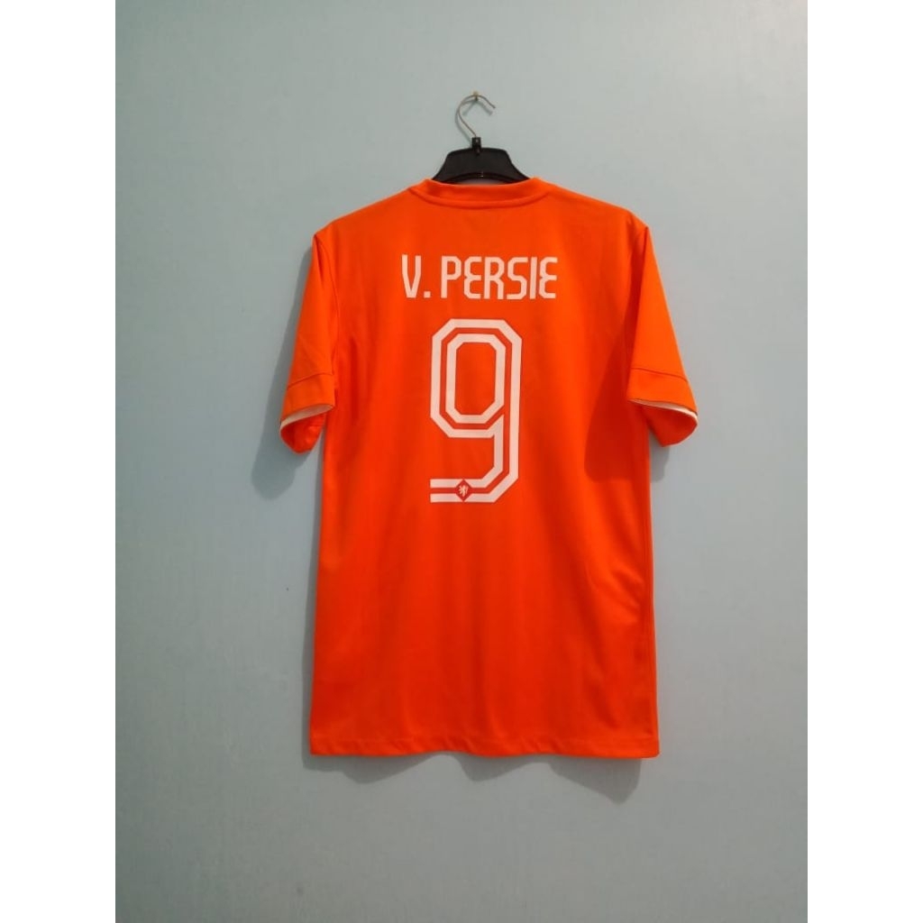 Jersey Belanda Home World Cup 2014 Original V. PERSIE