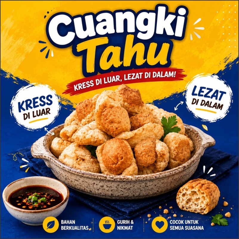 cuanki tahu kering/ cuanki tahu 12 bh