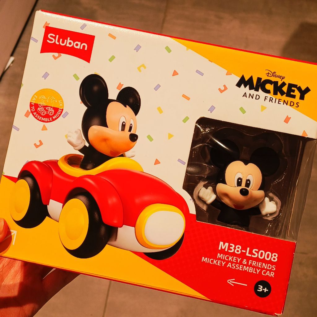 Rakit Mobil-Mobilan Lego Mainan Edukasi Anak 3+ Model Kit MICKEY & FRIENDS MICKEY ASSEMBLY CAR Sluba