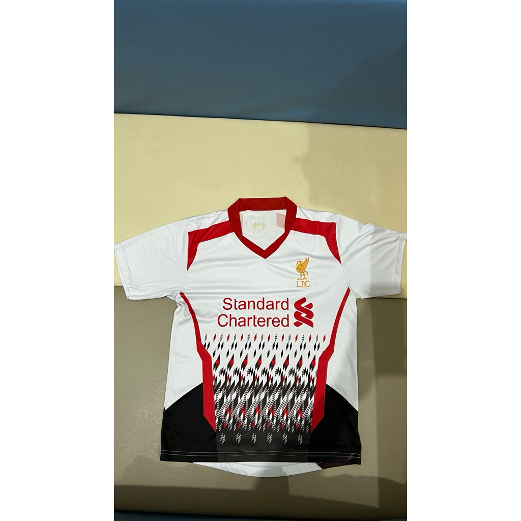 jersey bola liverpool away printing preloved