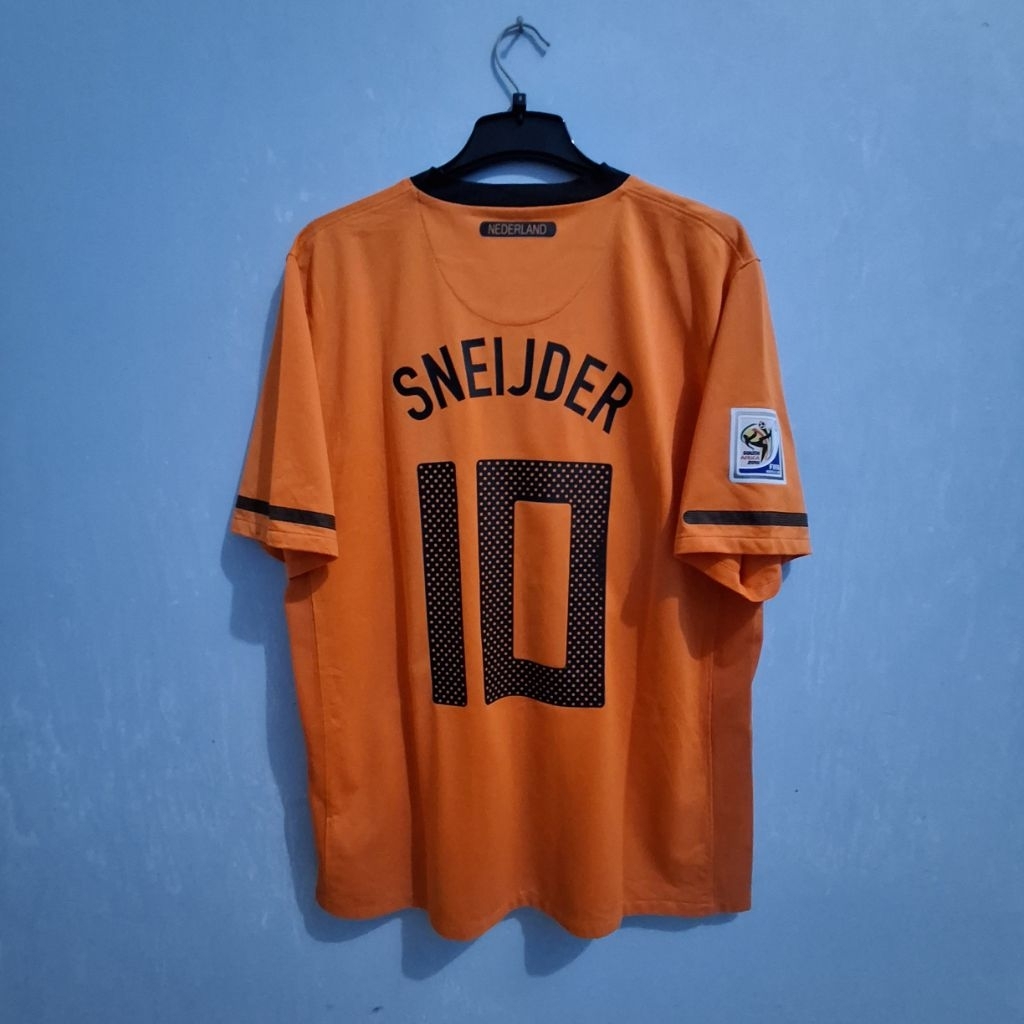 Jersey Belanda Home World Cup 2010 Original SNEIJDER