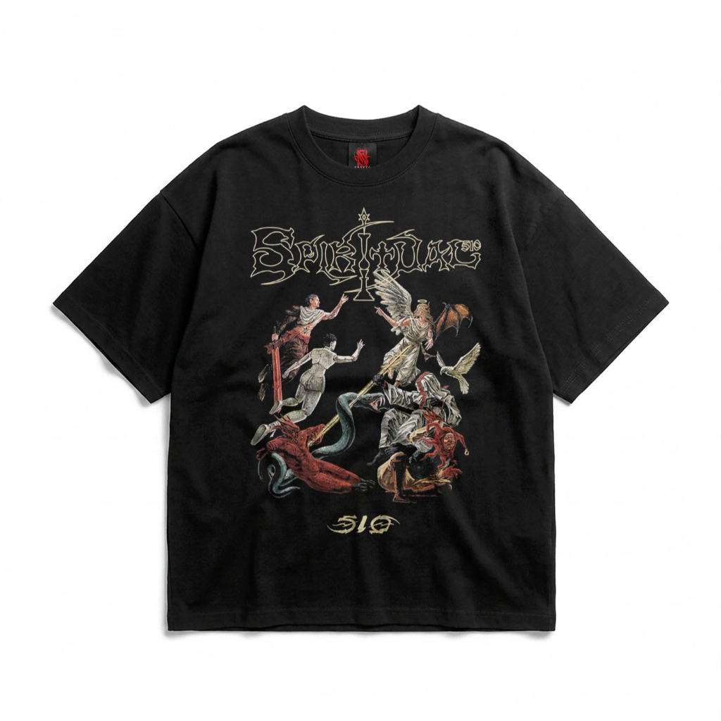 Tshirt 510 ''Spiritual'' || 100% Katun (61)