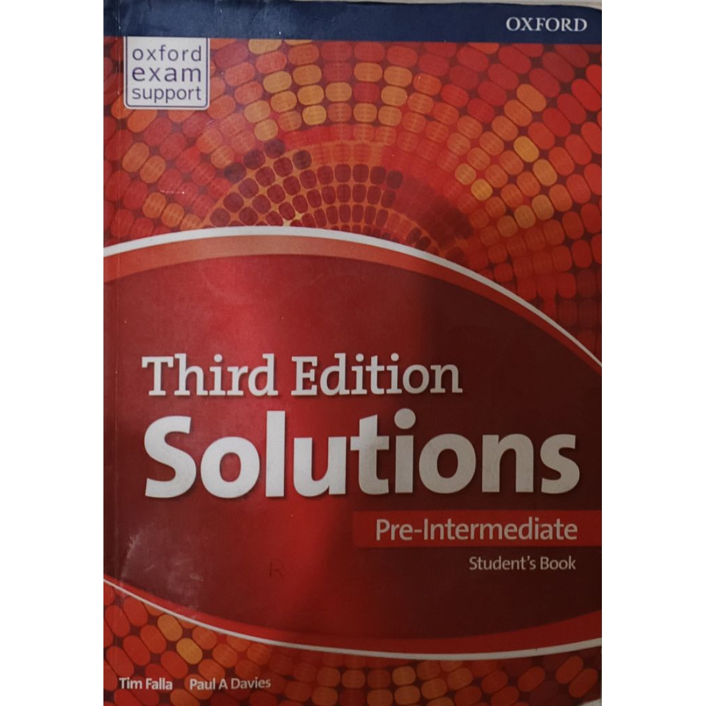 Third Edition Solutions Pre-Intermediate Oxford