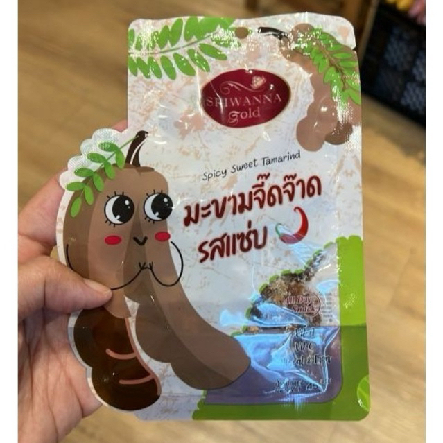 TERMURAH READY STOCK CEMILAN SNACK BANGKOK THAILAND SRIWANNA GOLD SOFT DRIED MANGO WITH SHRIMP PASTE