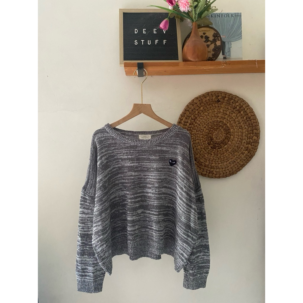 SWEATER CROP OVERSIZE BY MYMYT